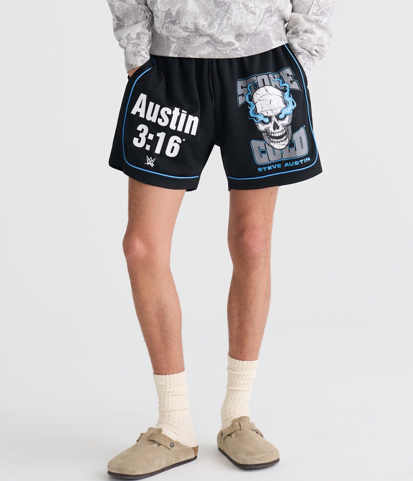 WWE Stone Cold Steve Austin Mesh Shorts