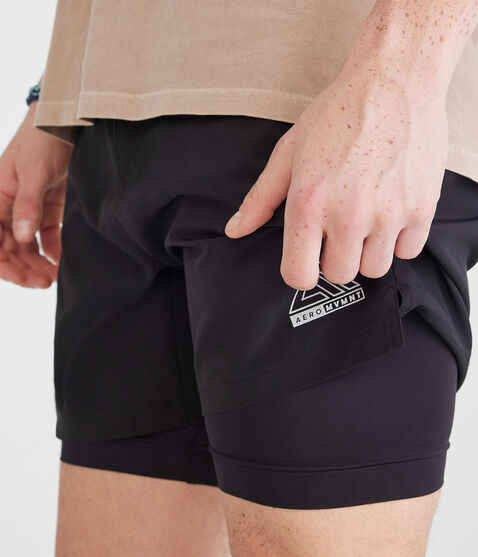 Aero MVMNT 2-in-1 Hybrid Active Shorts 5.5" Aero MVMNT 2-in-1 Hybrid Active Shorts 5.5"