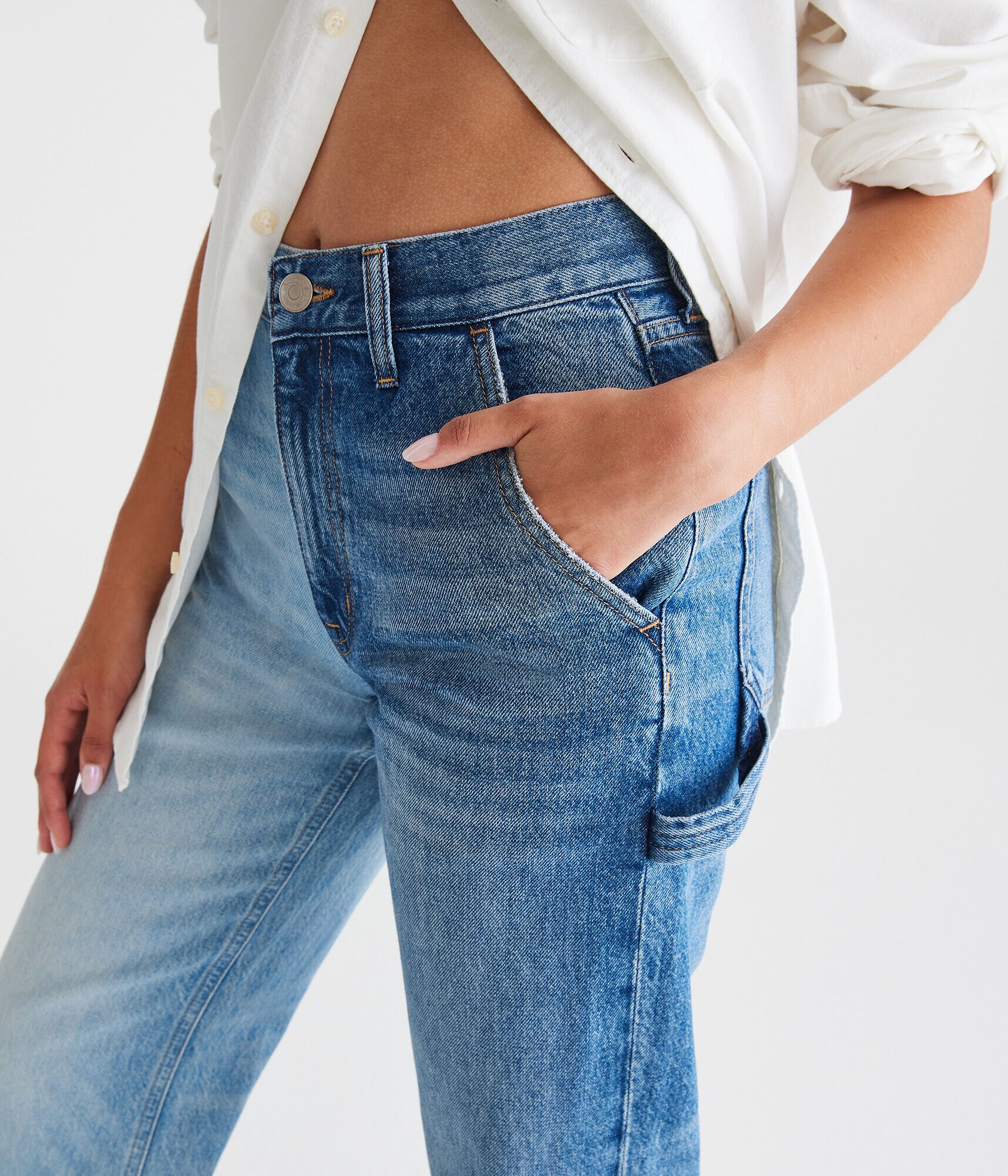90s Super High-Waisted Baggy Carpenter Jean