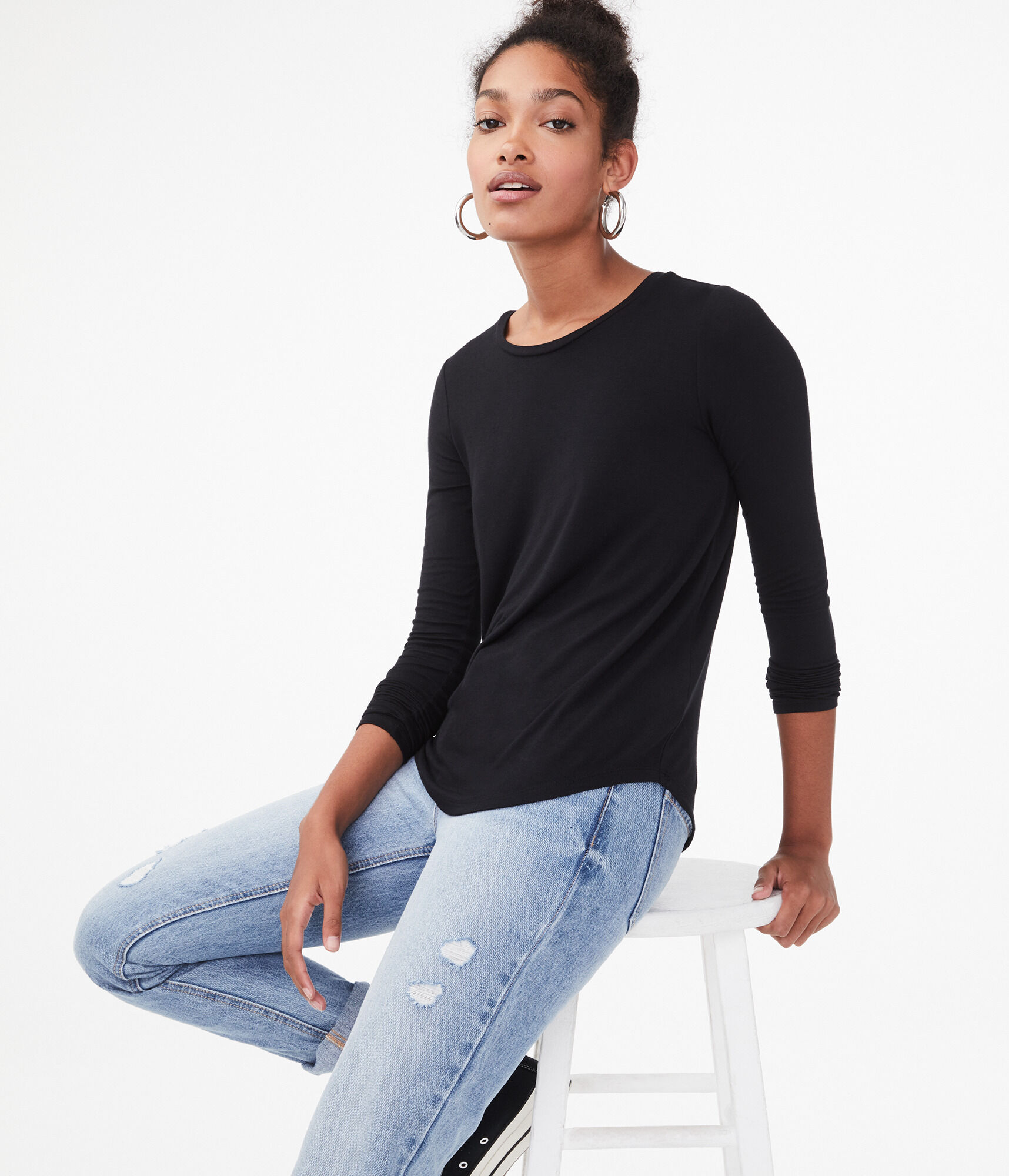 Long Sleeve Seriously Soft Crew Tee