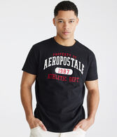 Aeropostale Athletic Dept Appliqué Graphic Tee