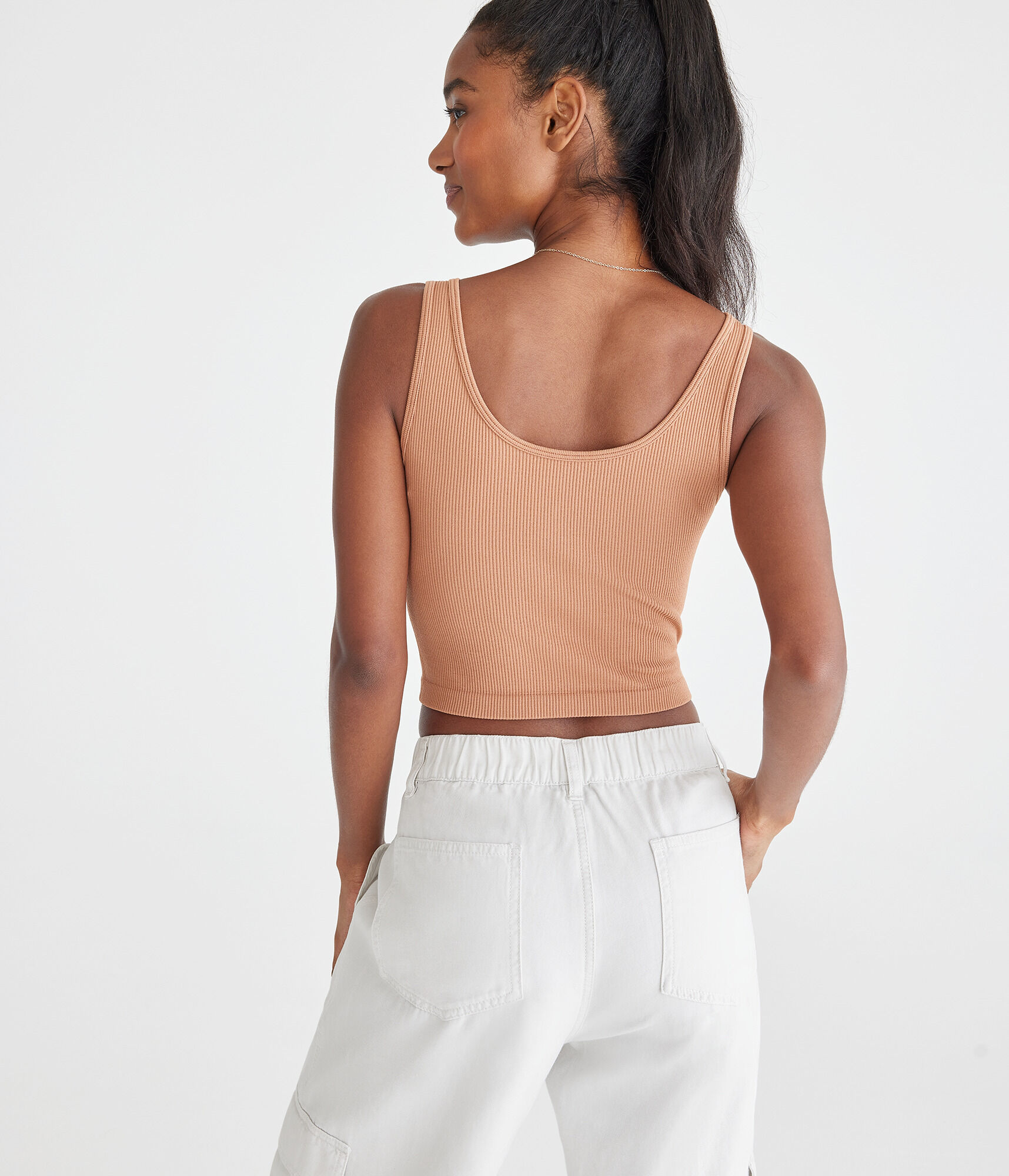 Wear 3 Ways Seamless Convertible Cropped Tank