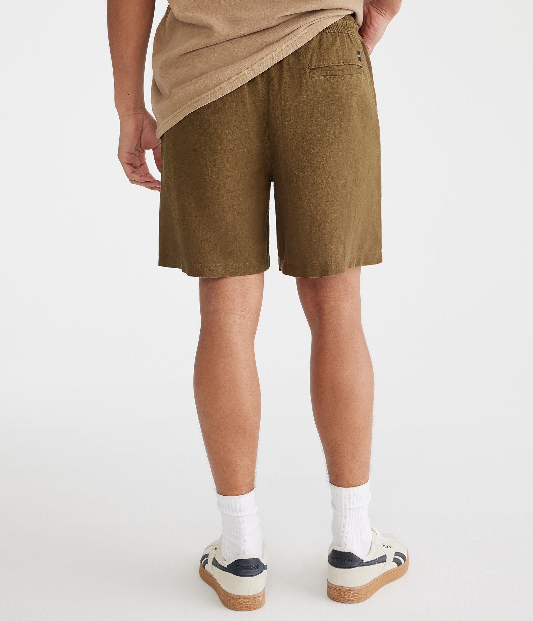 Solid Linen Shorts 7&amp;quot;
