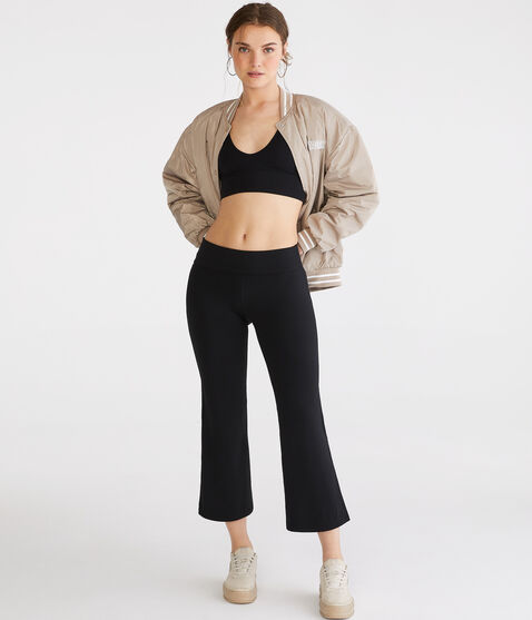 Flare Air Softspun Fold-Over Cropped Pants Flare Air Softspun Fold-Over Cropped Pants