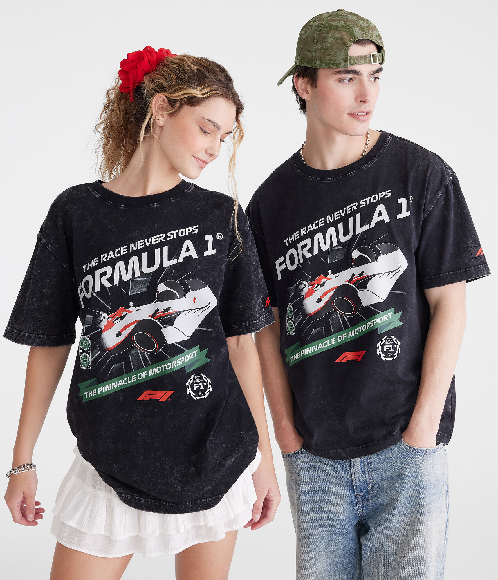 Formula 1® Race Never Stops Relaxed Graphic Tee