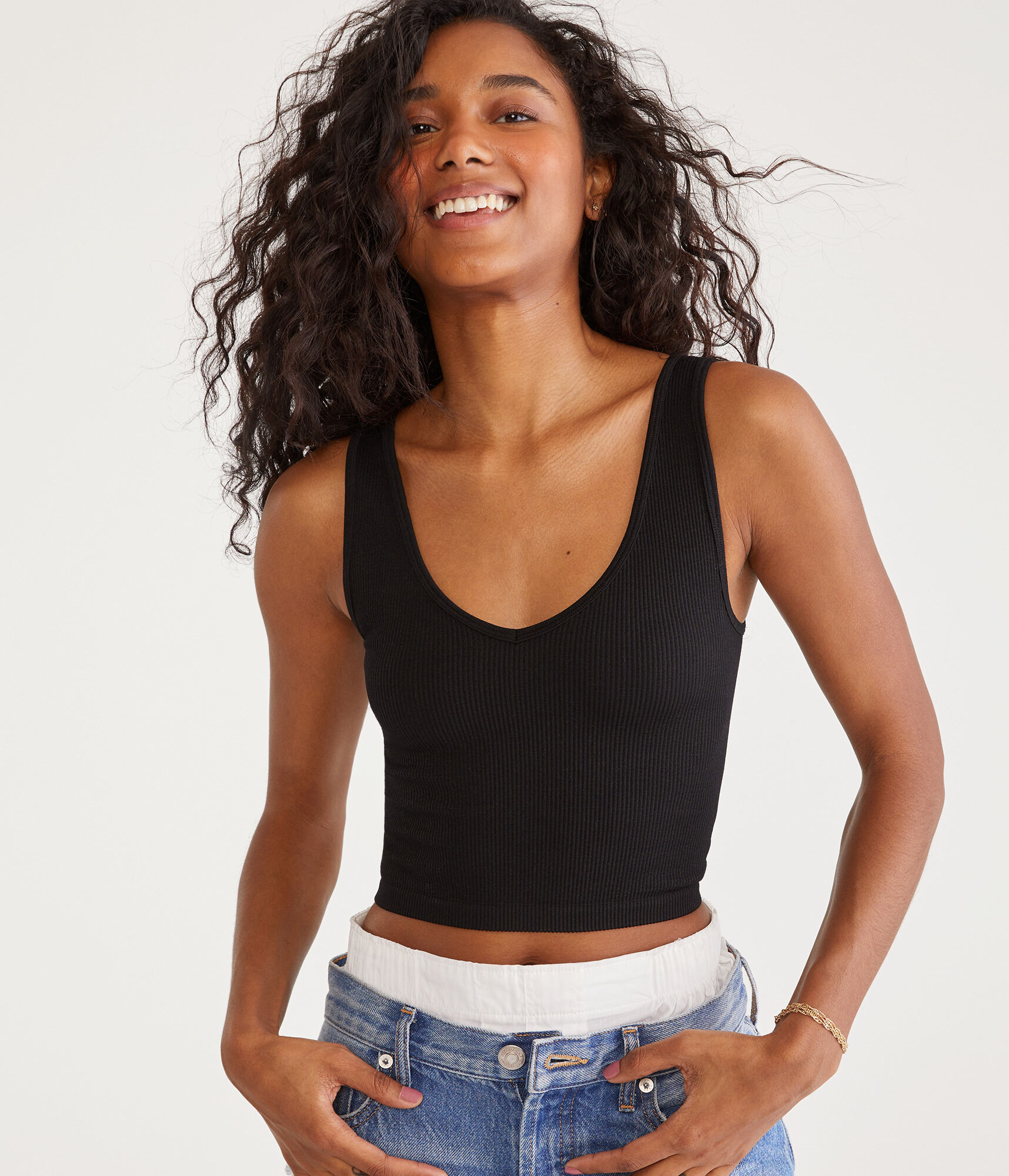 Wear 3 Ways Seamless Convertible Cropped Tank