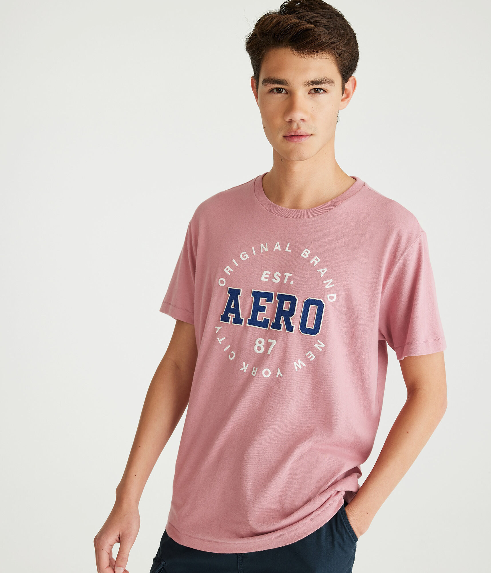 Aero Circle Logo Appliqu&eacute; Graphic Tee