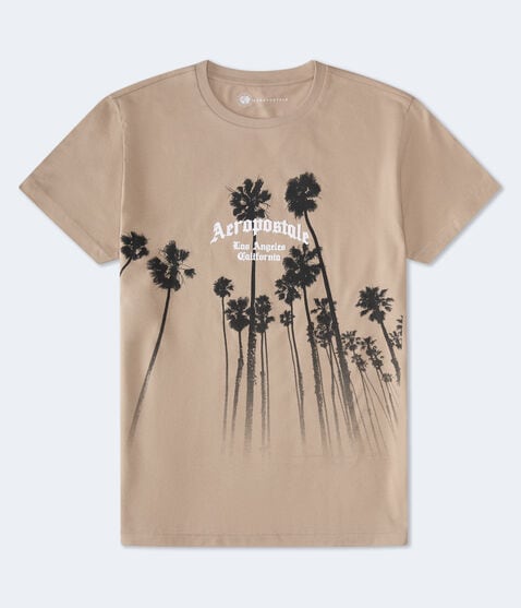 Aeropostale Gothic Palms Graphic Tee Aeropostale Gothic Palms Graphic Tee