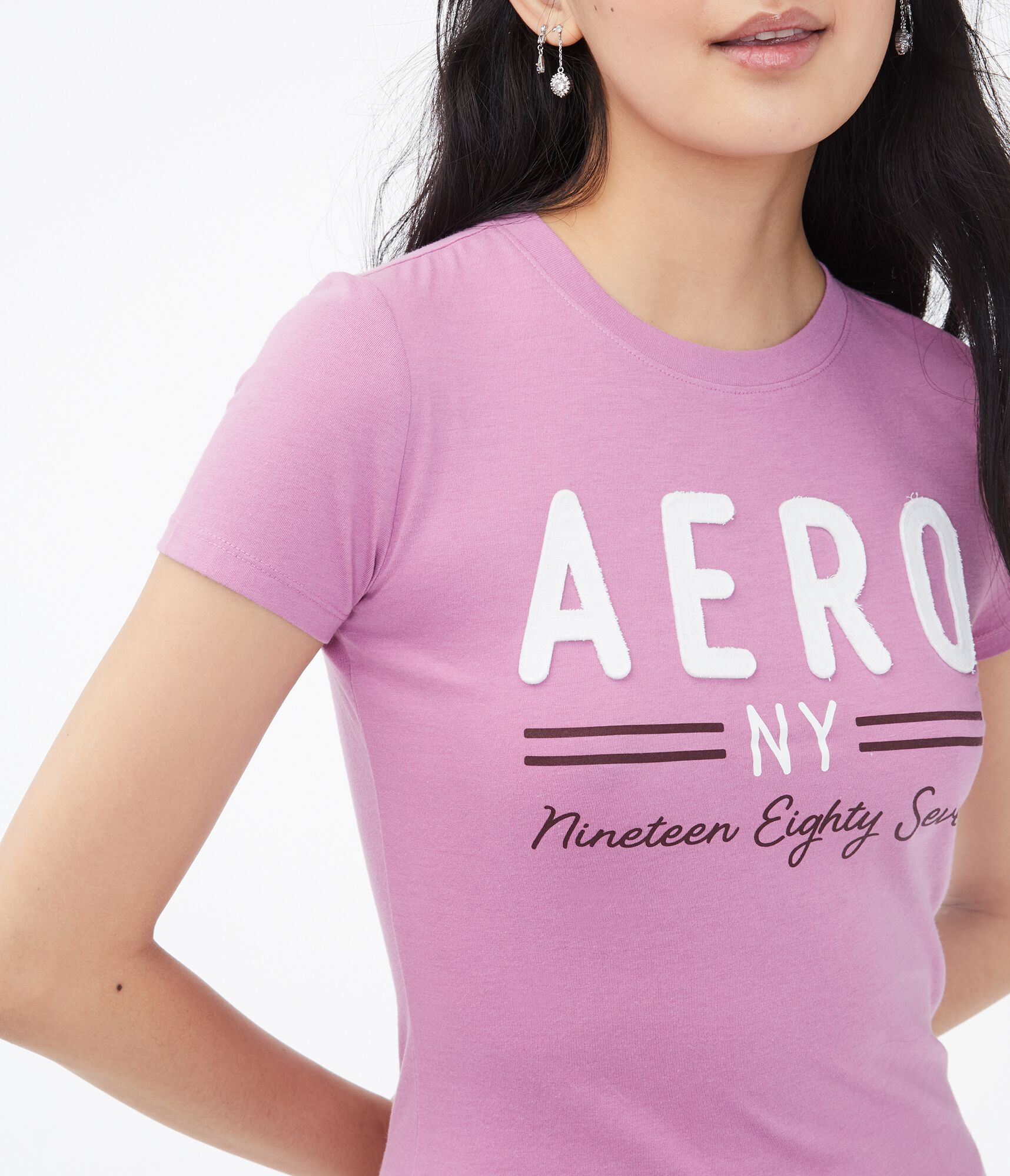 Aero NY Stripe Graphic Tee