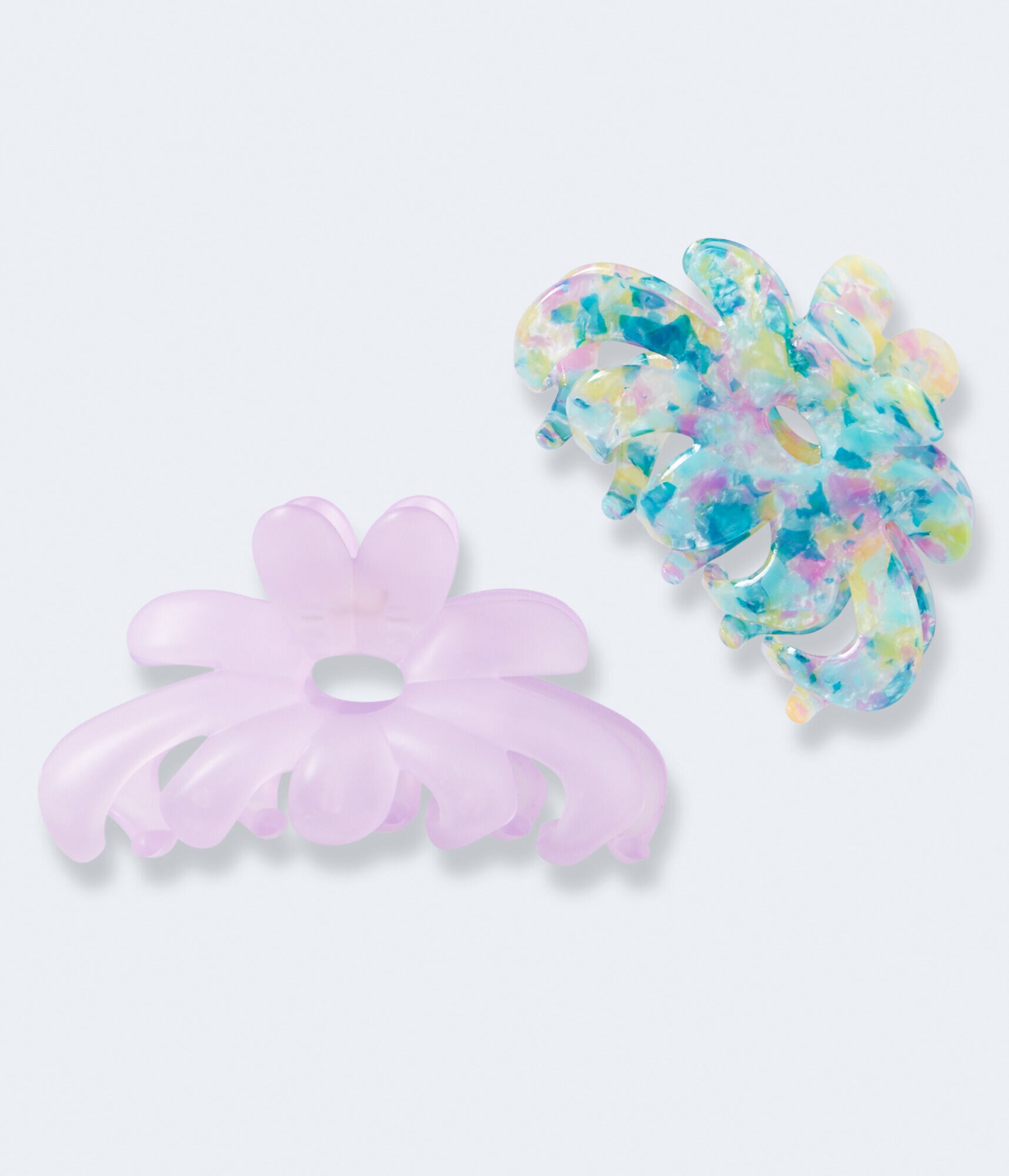 Floral Claw Hair Clip 2-Pack
