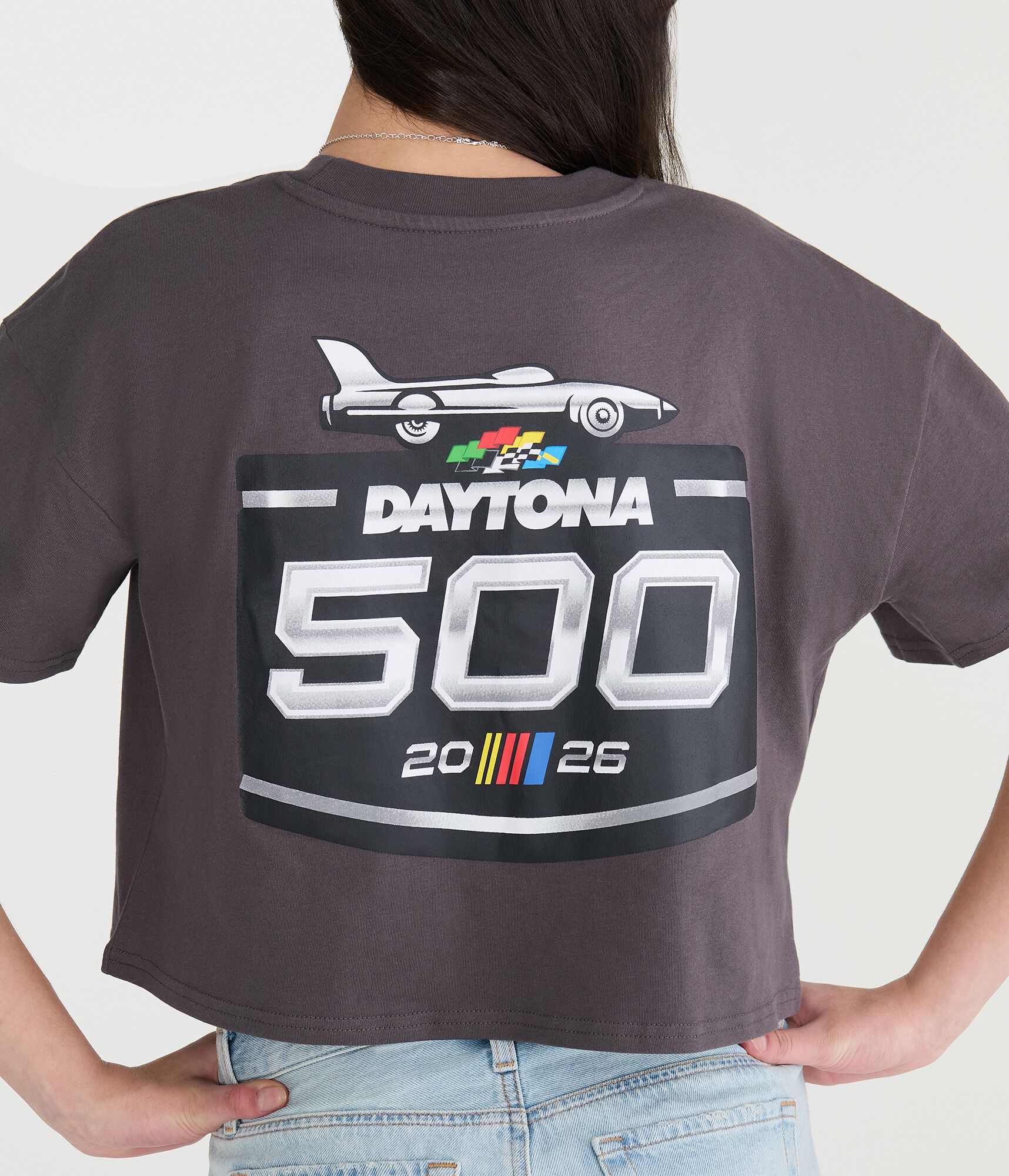 NASCAR Daytona 500&reg; Cropped Boyfriend Graphic Tee