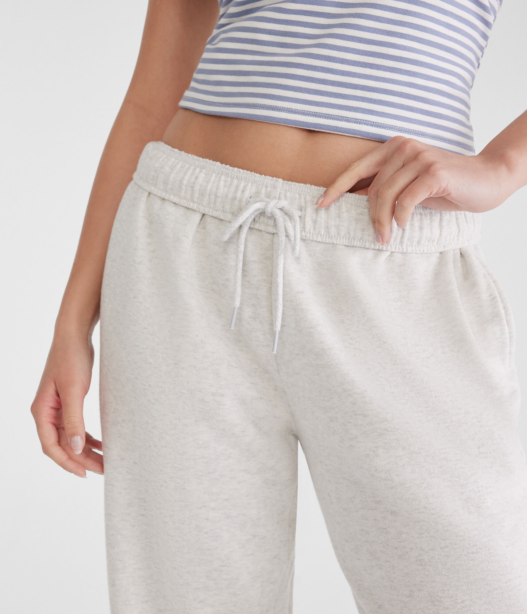 Cloud Soft Mid-Rise Straight Leg Sweatpants