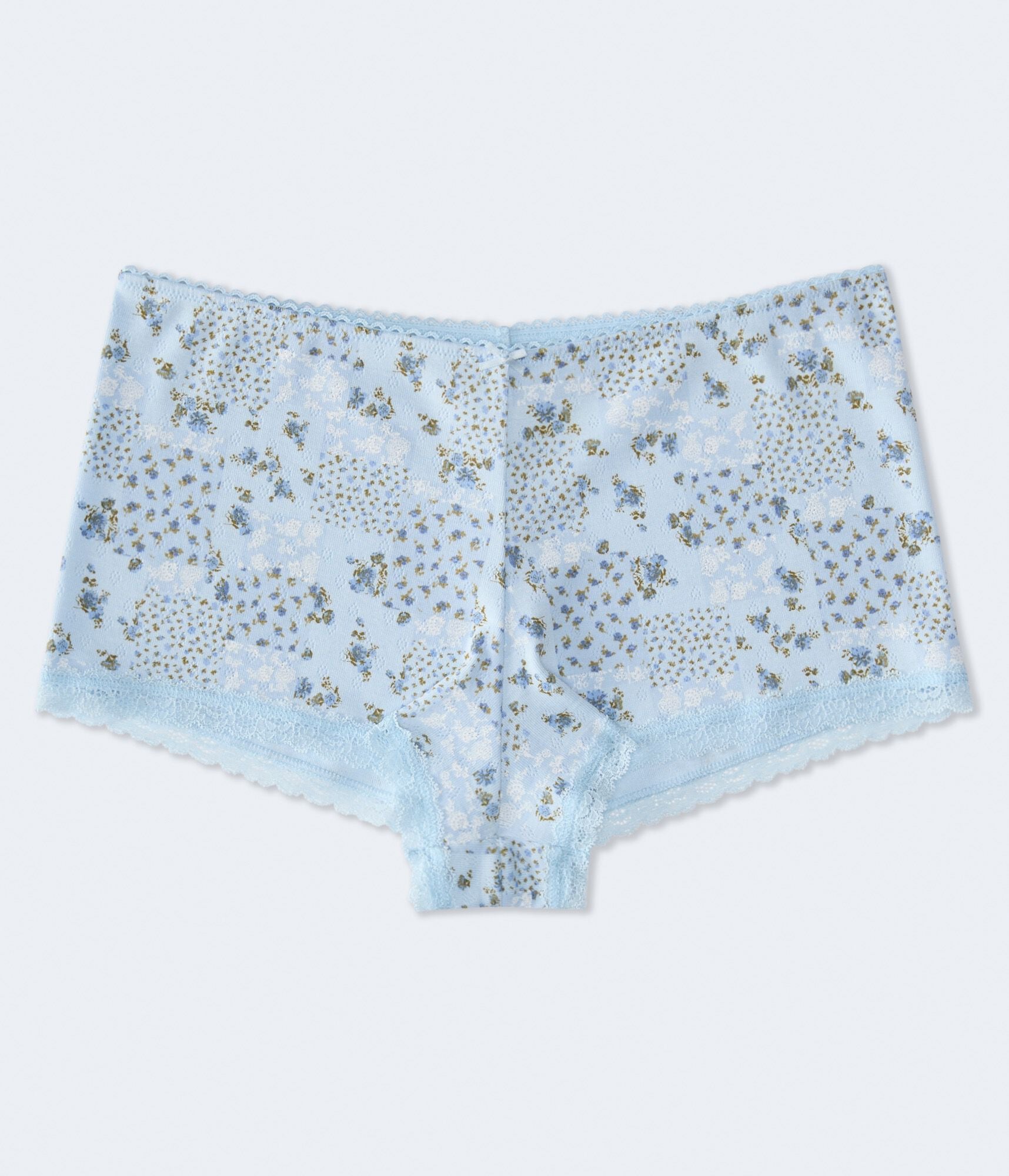 Floral Pointelle Mini Boxer