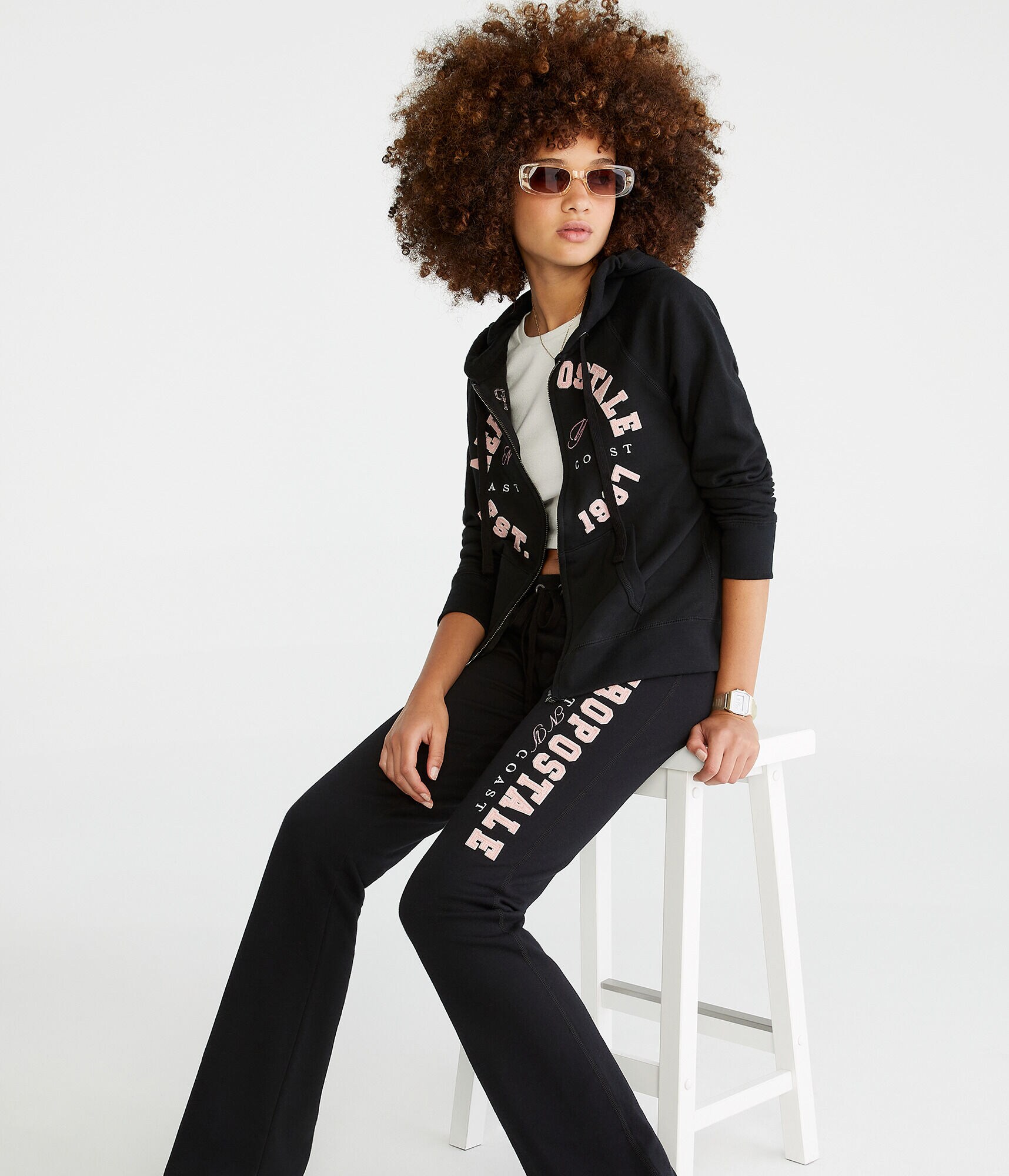 Aeropostale East Coast Fit &amp; Flare Sweatpants