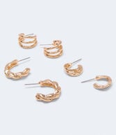 Small Hoop Earring 3-Pack