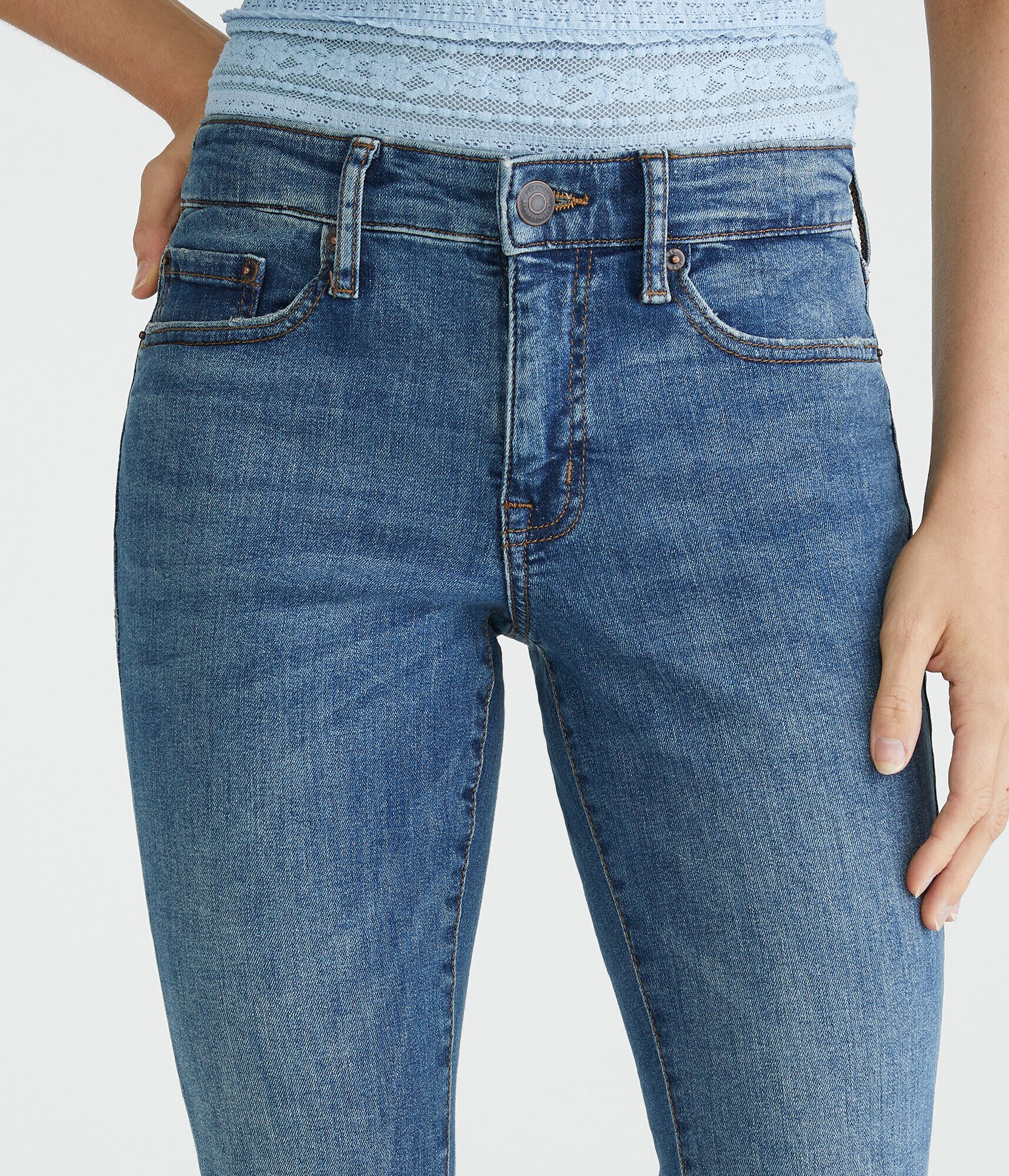 Mid-Rise Skinny Jean