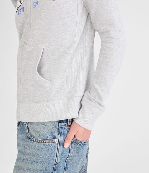 Aero 1987 Faux Fur-Trim Full-Zip Hoodie Aero 1987 Faux Fur-Trim Full-Zip Hoodie
