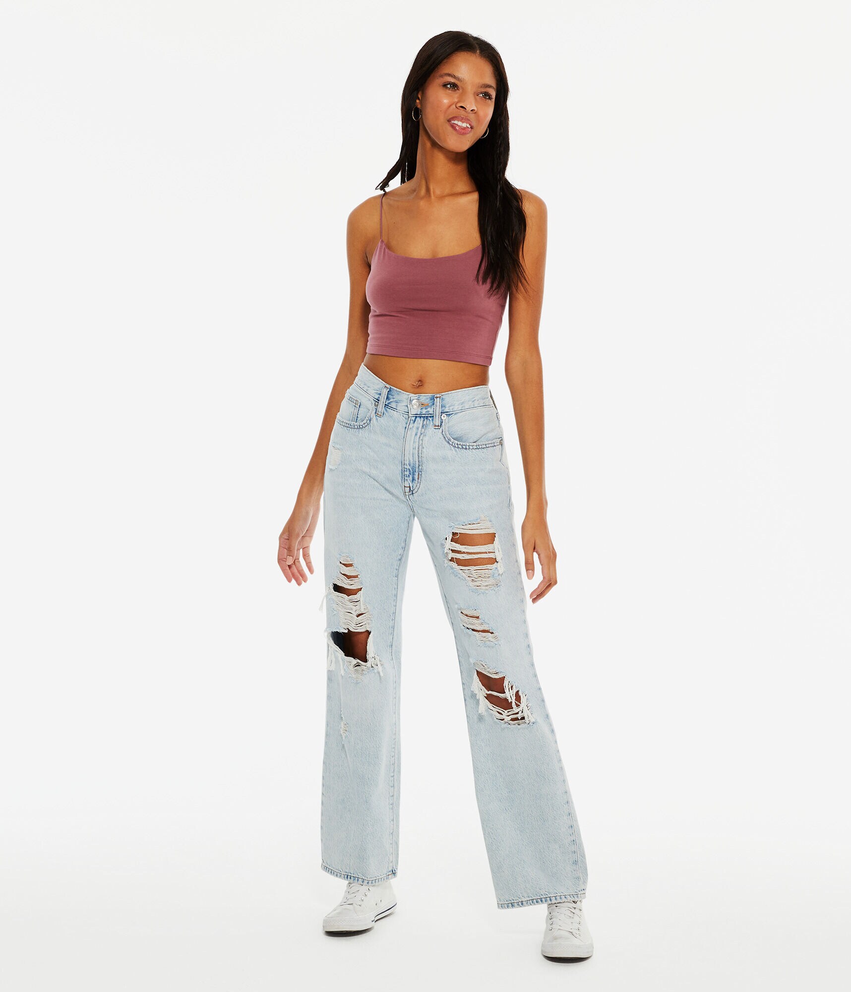 Seriously Soft Scoop-Neck Cropped Cami