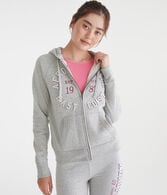 Aeropostale East Coast Circle Full-Zip Hoodie