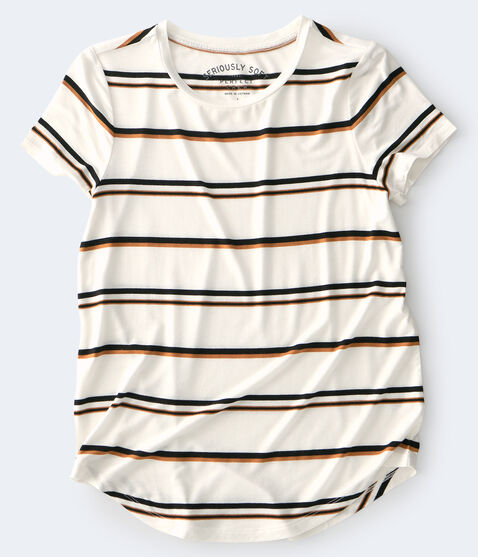 Seriously Soft Striped Crew Tee Seriously Soft Striped Crew Tee