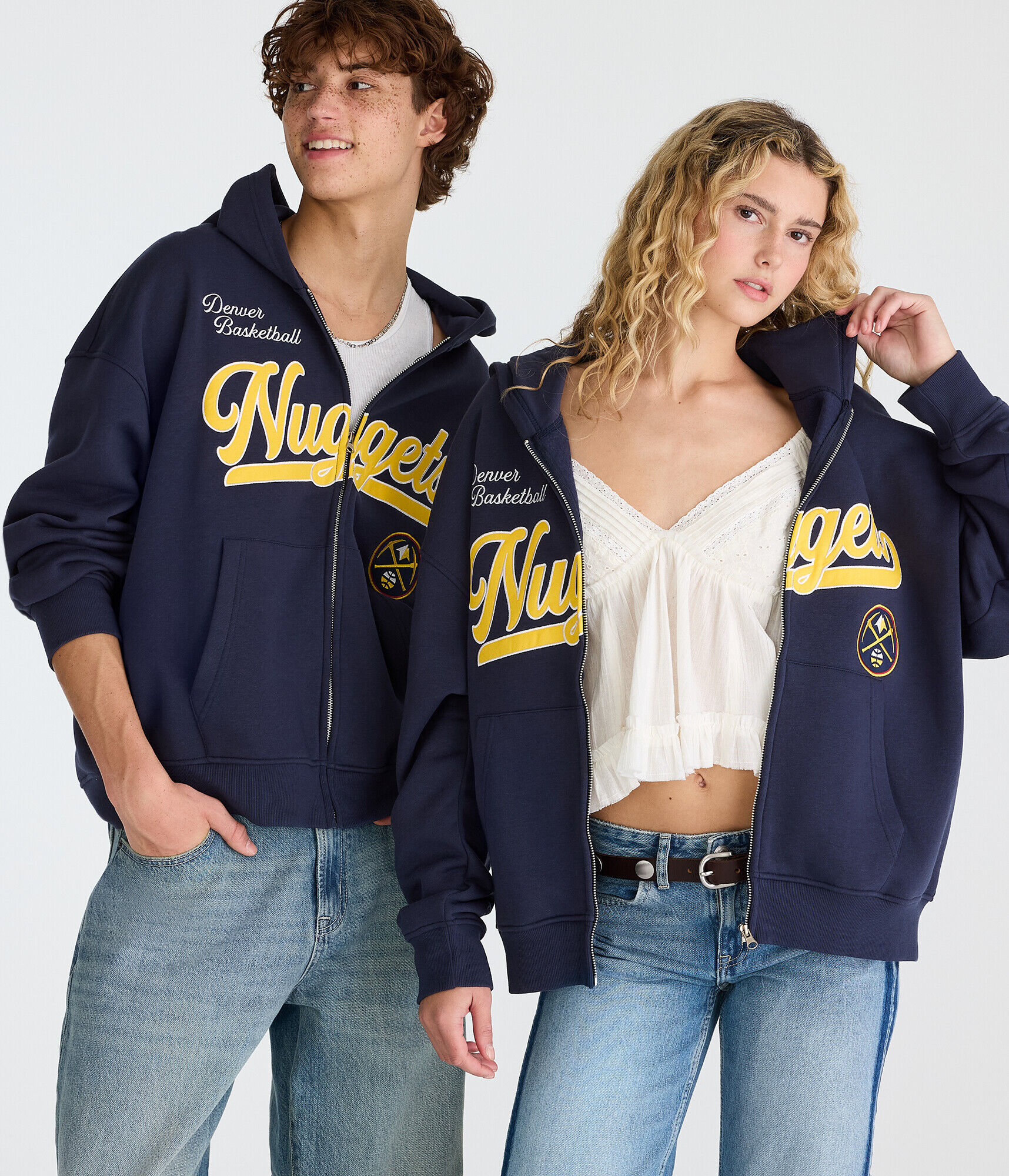 Denver Nuggets Basketball Full-Zip Hoodie