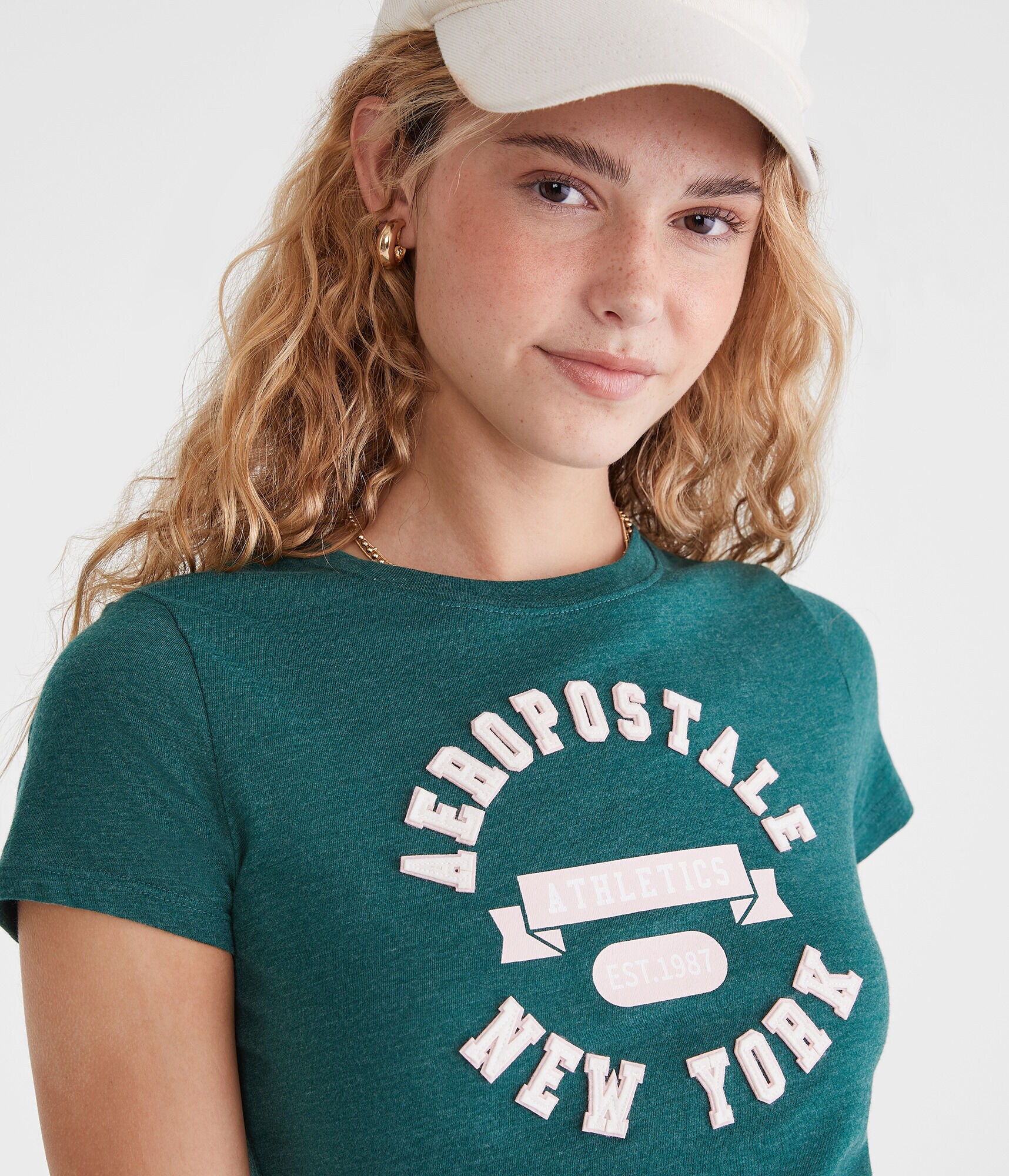 Aeropostale New York Appliqu&amp;eacute; Graphic Tee