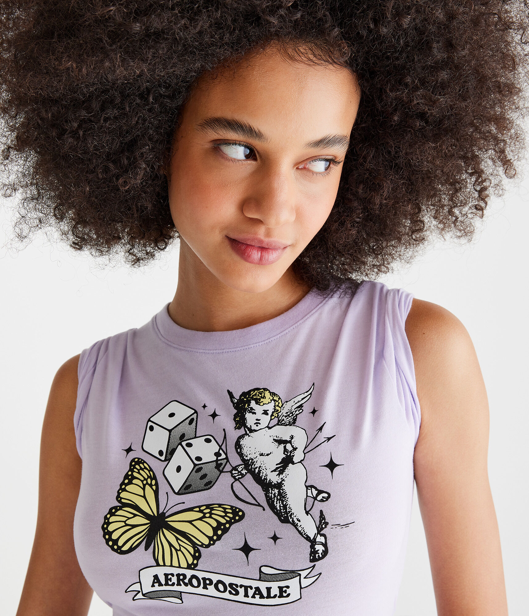 Aeropostale Cherub Dice Graphic Tee