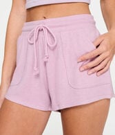 Fuzzy Fleece High-Rise Sleep Shorts