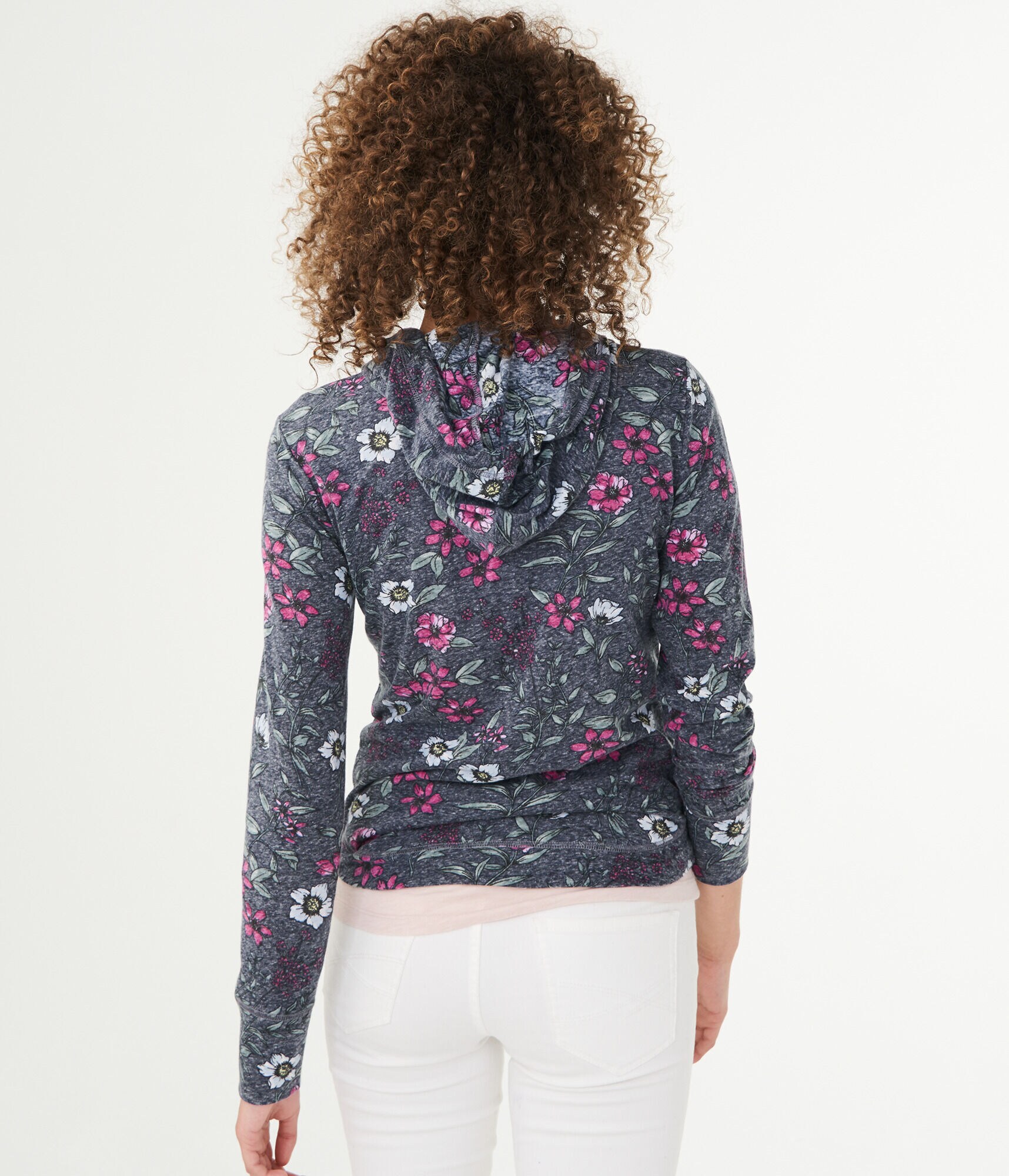 Lightweight Floral Aero Pullover Hoodie