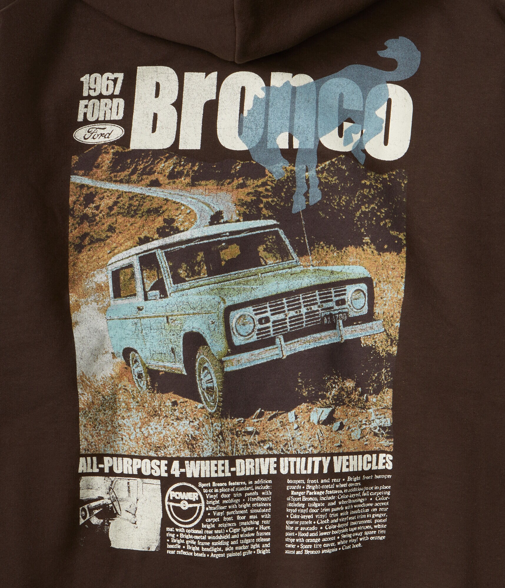 Ford Bronco Pullover Hoodie