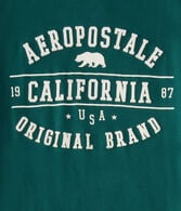 Aeropostale Cali Bear Appliqué Graphic Tee