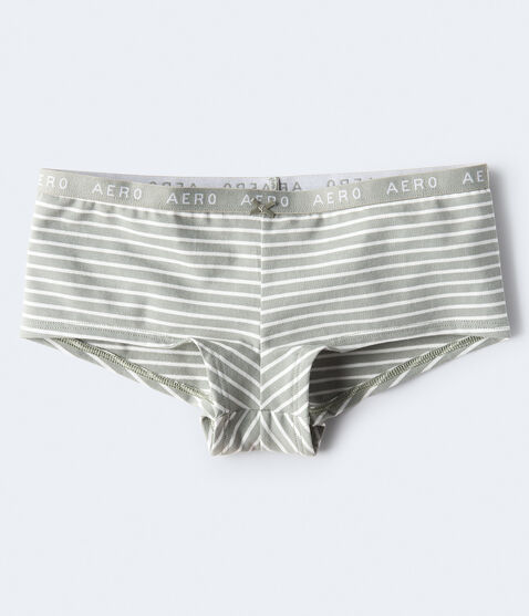 Striped Logo Boyshort Striped Logo Boyshort