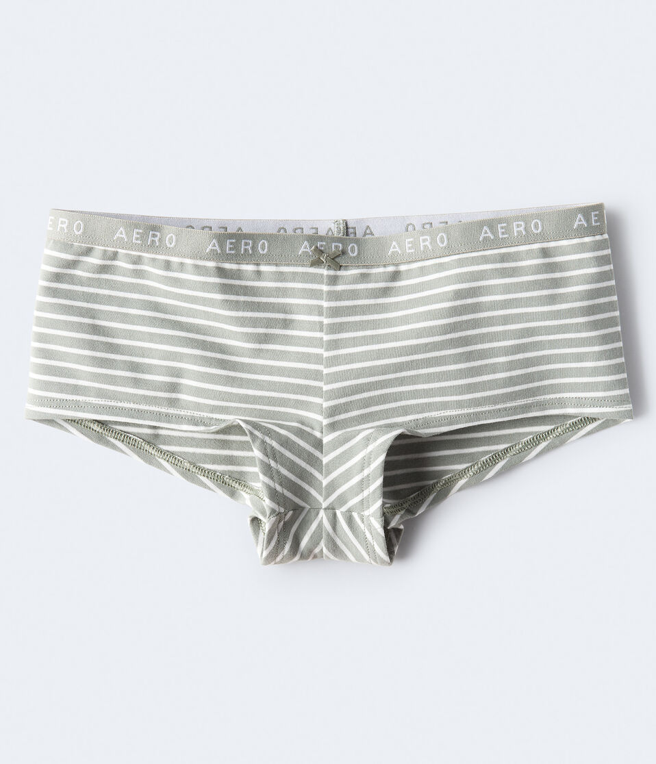 Striped Logo Boyshort