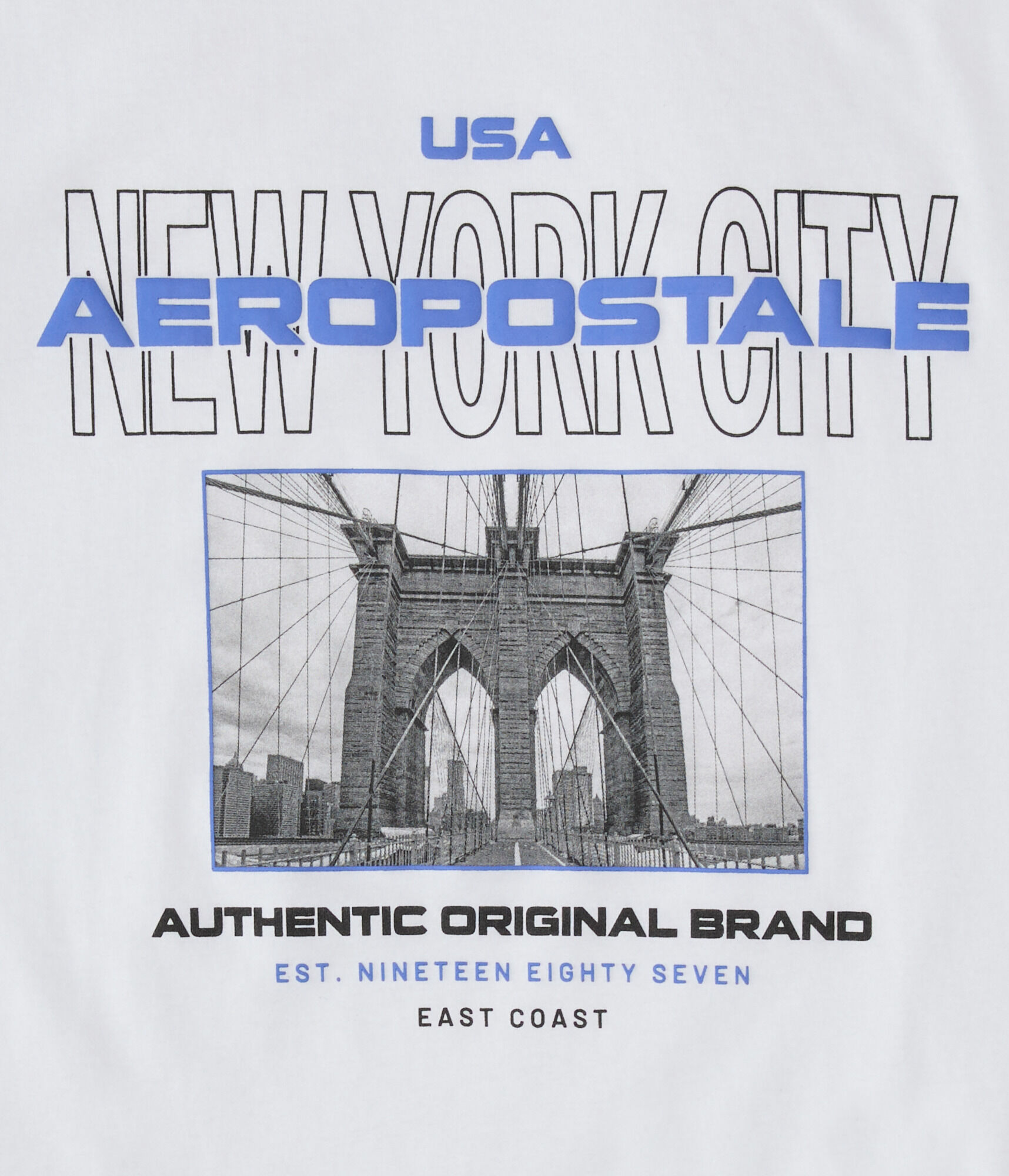 Aeropostale Brooklyn Bridge Graphic Tee