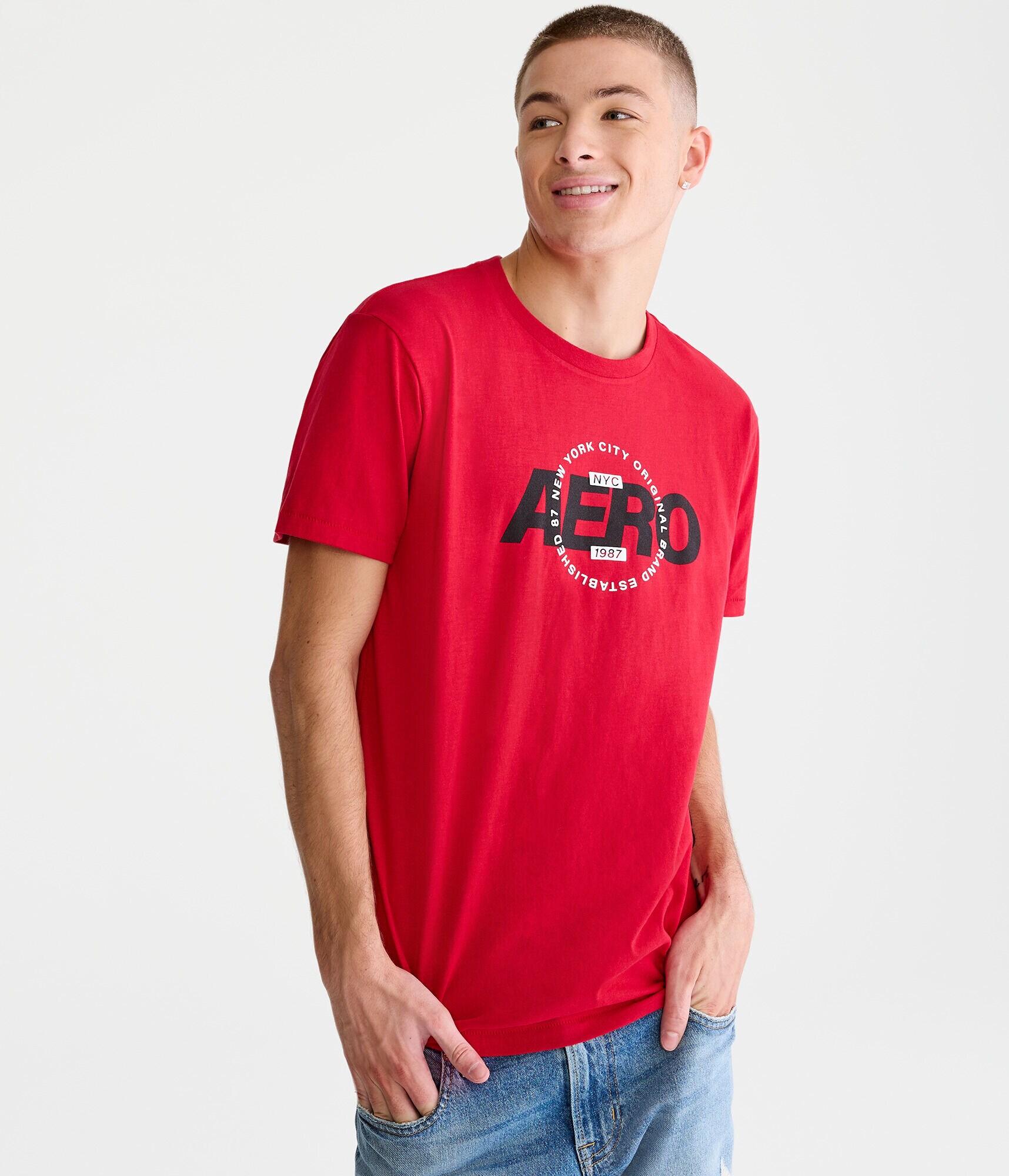 Aero Center Circle Graphic Tee