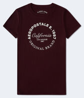 Aeropostale California Circle Appliqué Graphic Tee