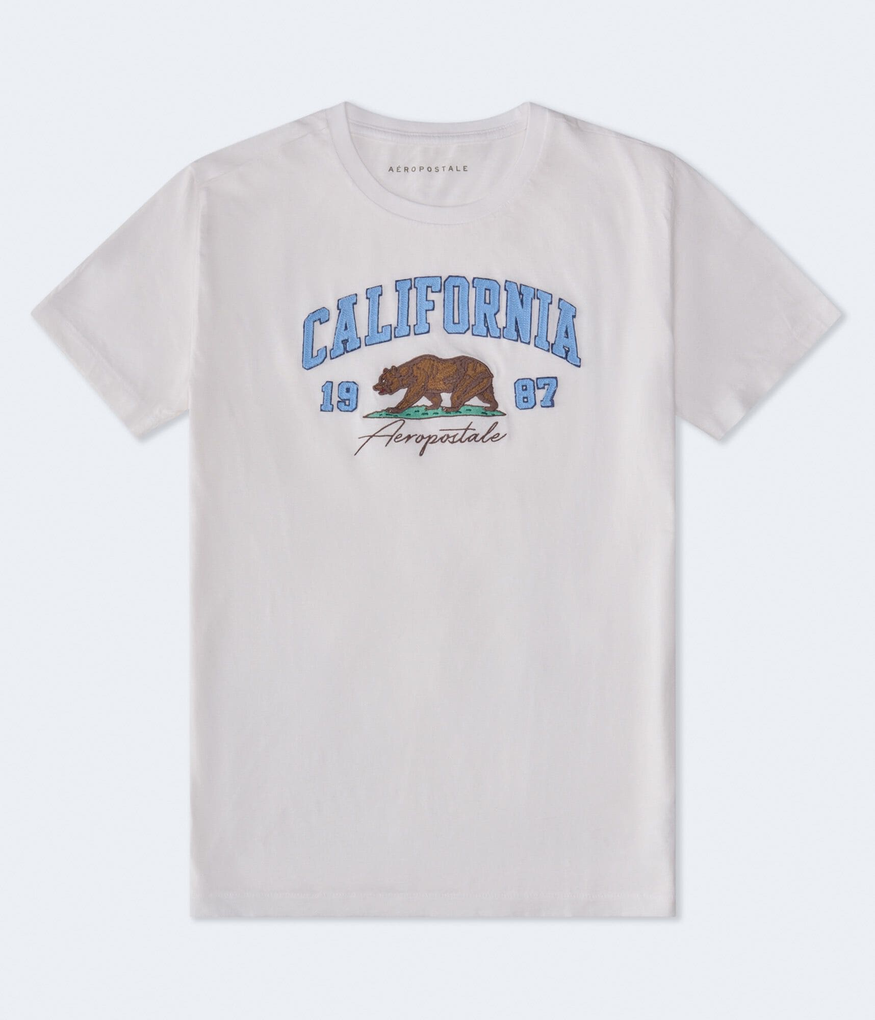 Aeropostale California Bear Appliqu&eacute; Graphic Tee