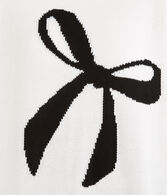 Bow Oversized Crew Sweater