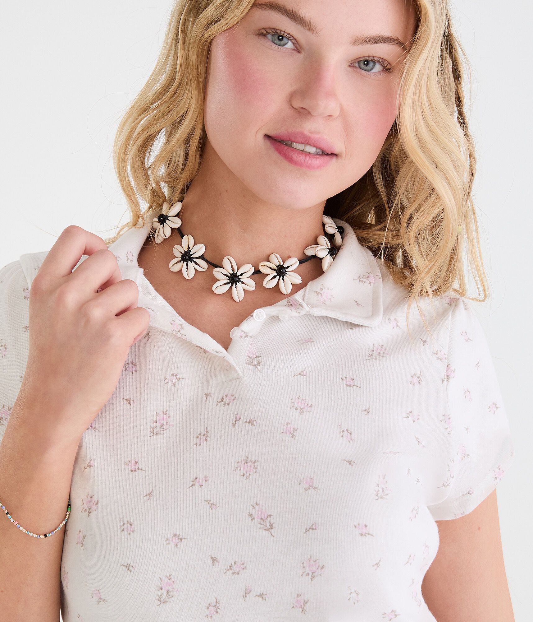 Seriously Soft Floral Jersey Polo