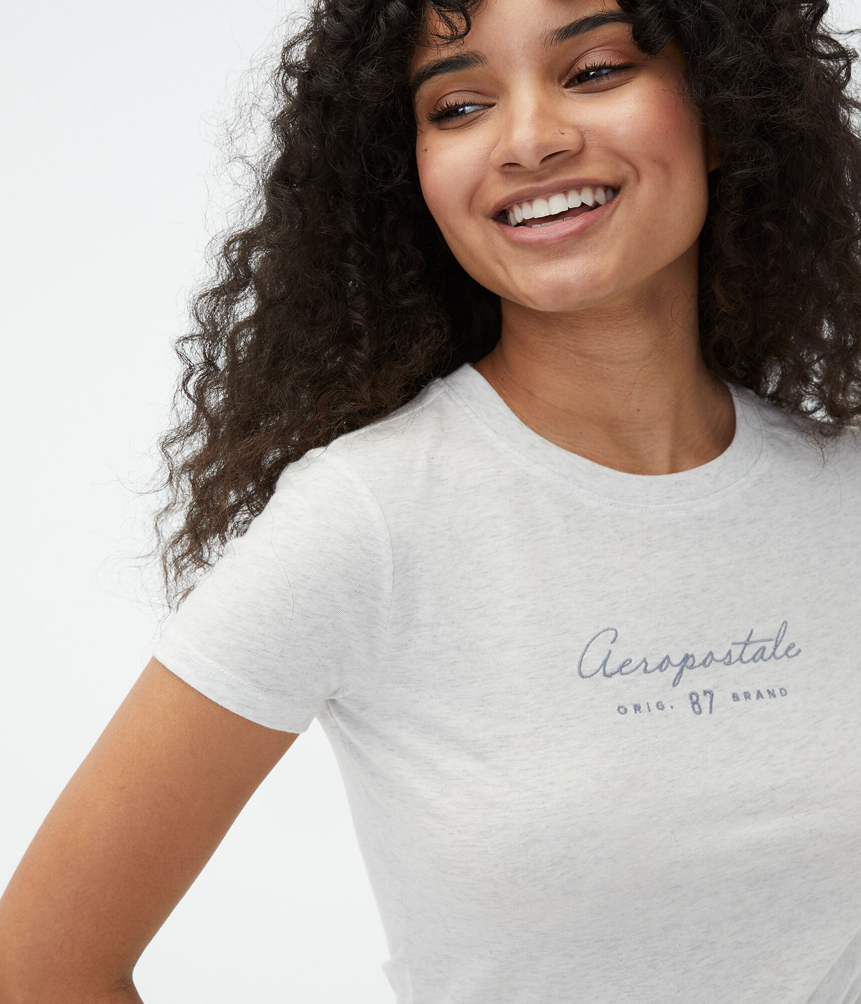 Aeropostale 87 Appliqu&eacute; Graphic Tee