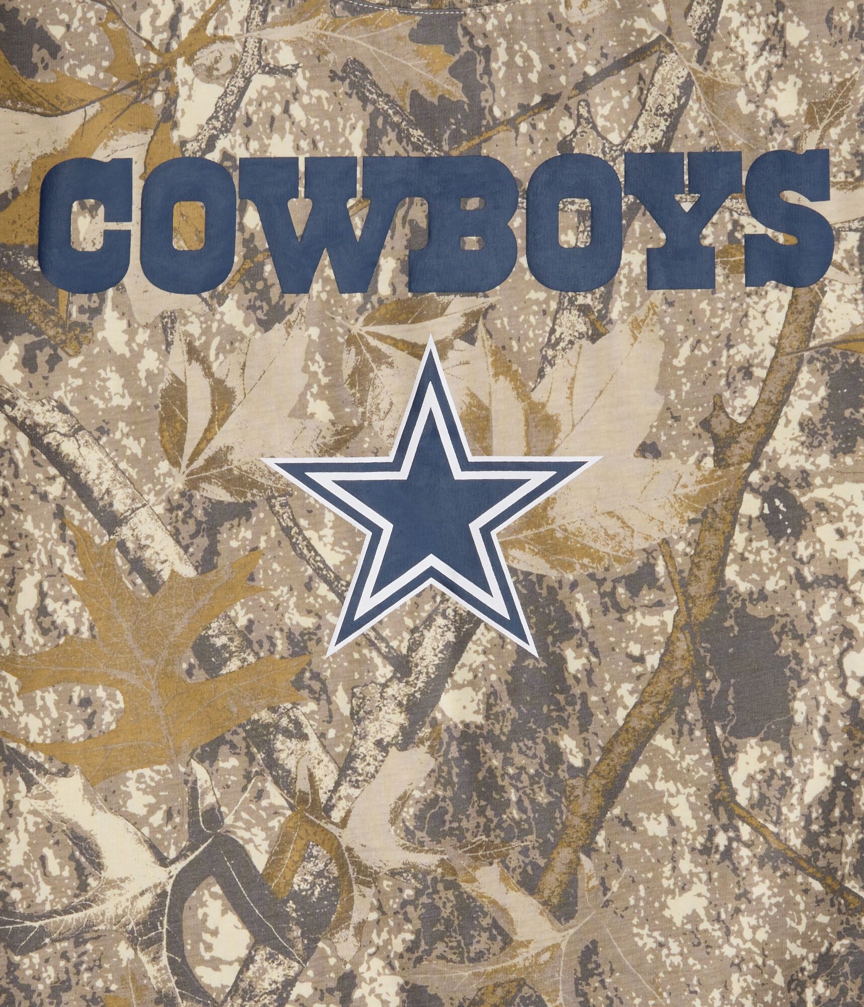 Dallas Cowboys Forest Camo Relaxed Graphic Tee