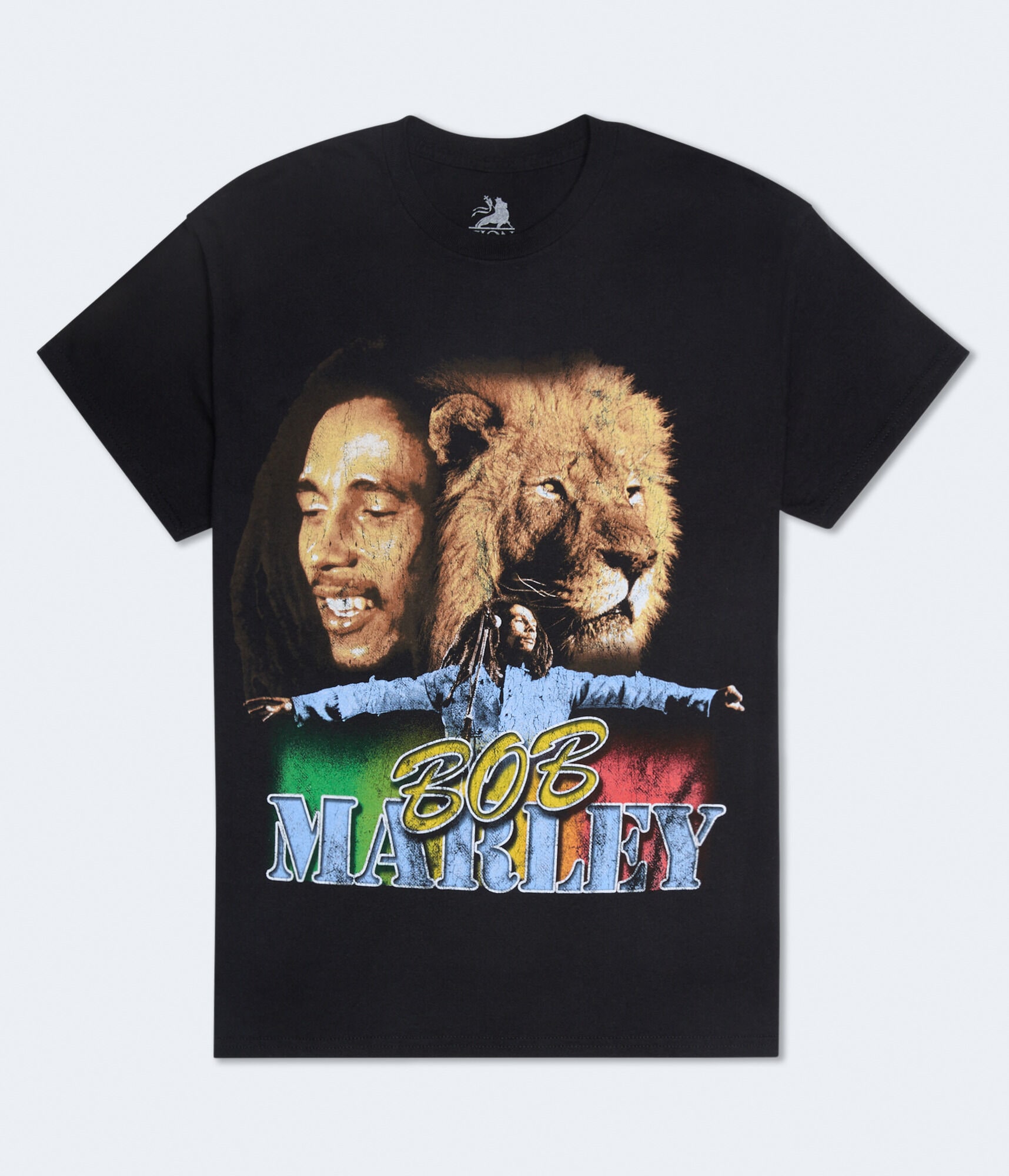 Bob Marley Lion Relaxed Graphic Tee