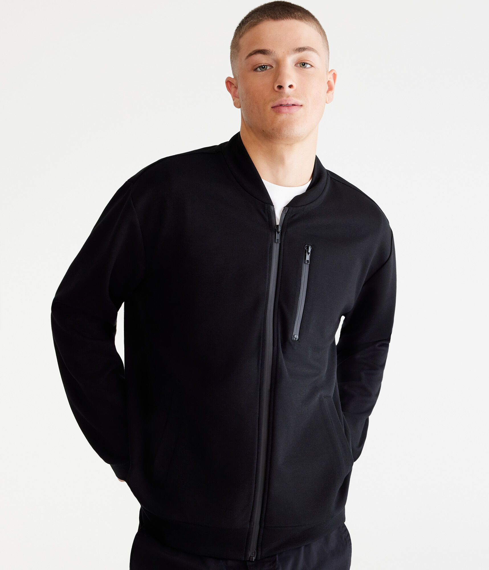 Aero MVMNT Tech Fleece Bomber Jacket