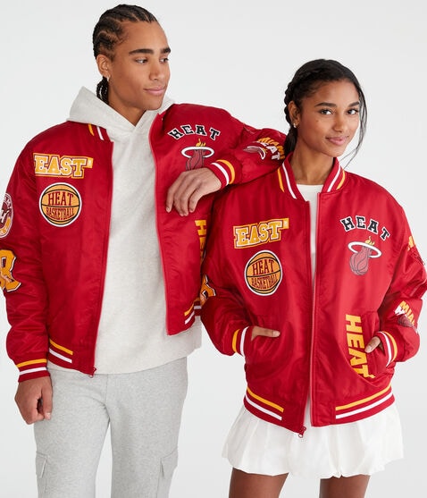 Miami Heat Basketball Bomber Jacket Miami Heat Basketball Bomber Jacket