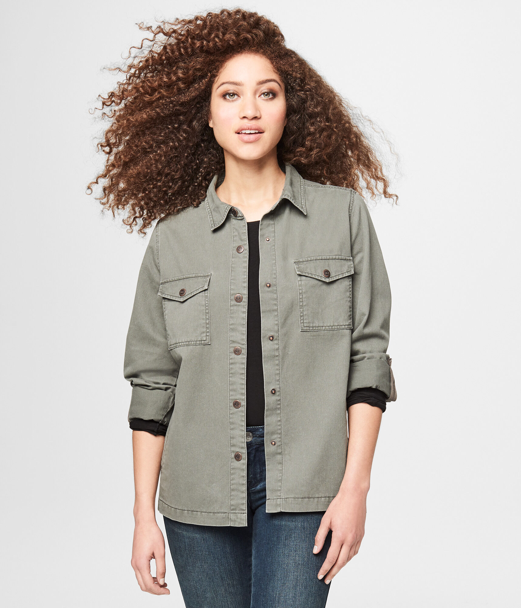 Sequin Car Shirt Jacket