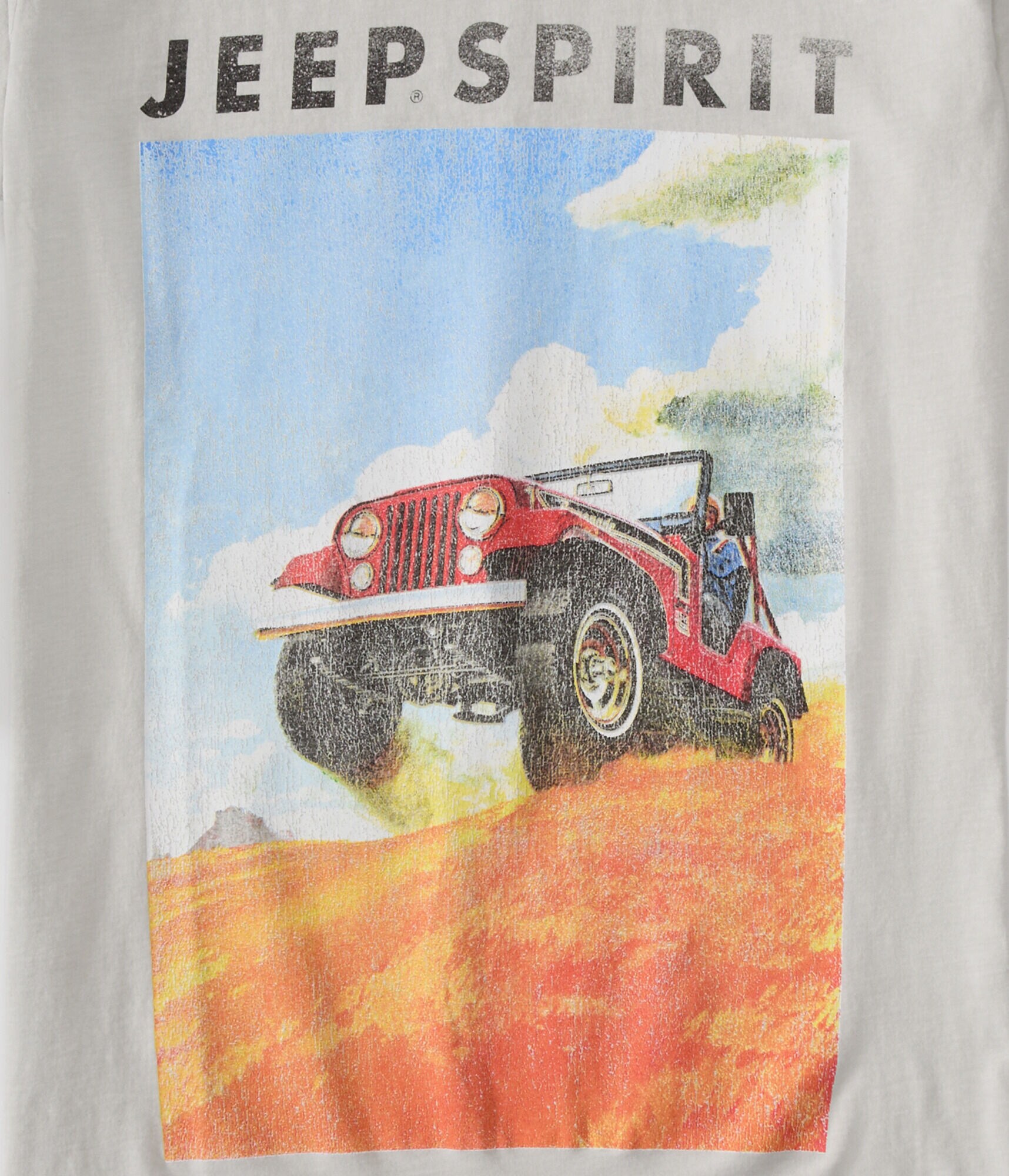 ★JEEP★ DUSTY Free Spirit Short Sleeve T-shirt JQ5TSU107WH ☆JEEP☆ DUSTY Free Spirit Short Sleeve T-shirt JQ5TSU107WH