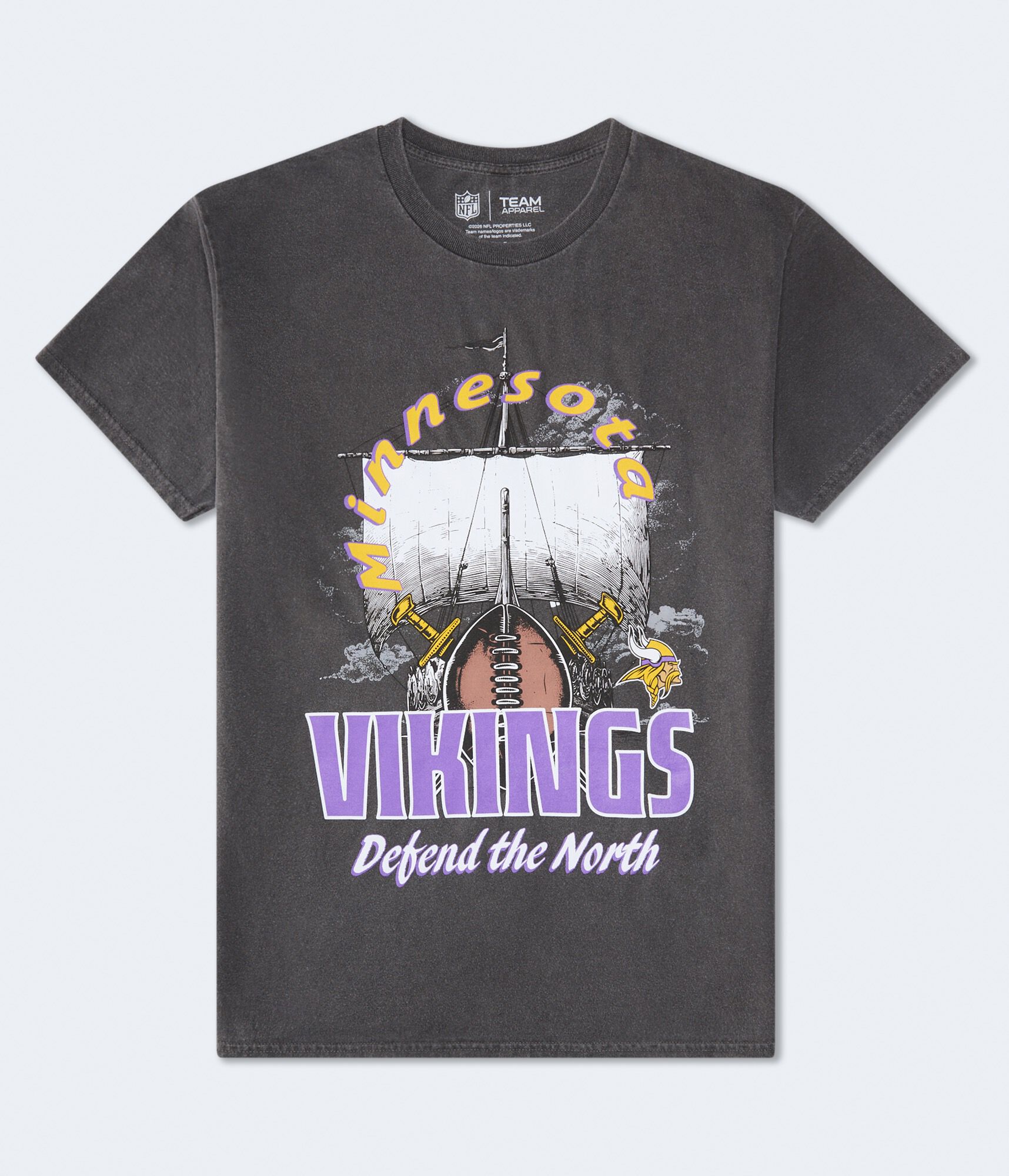 Minnesota Vikings Ship Relaxed Graphic Tee
