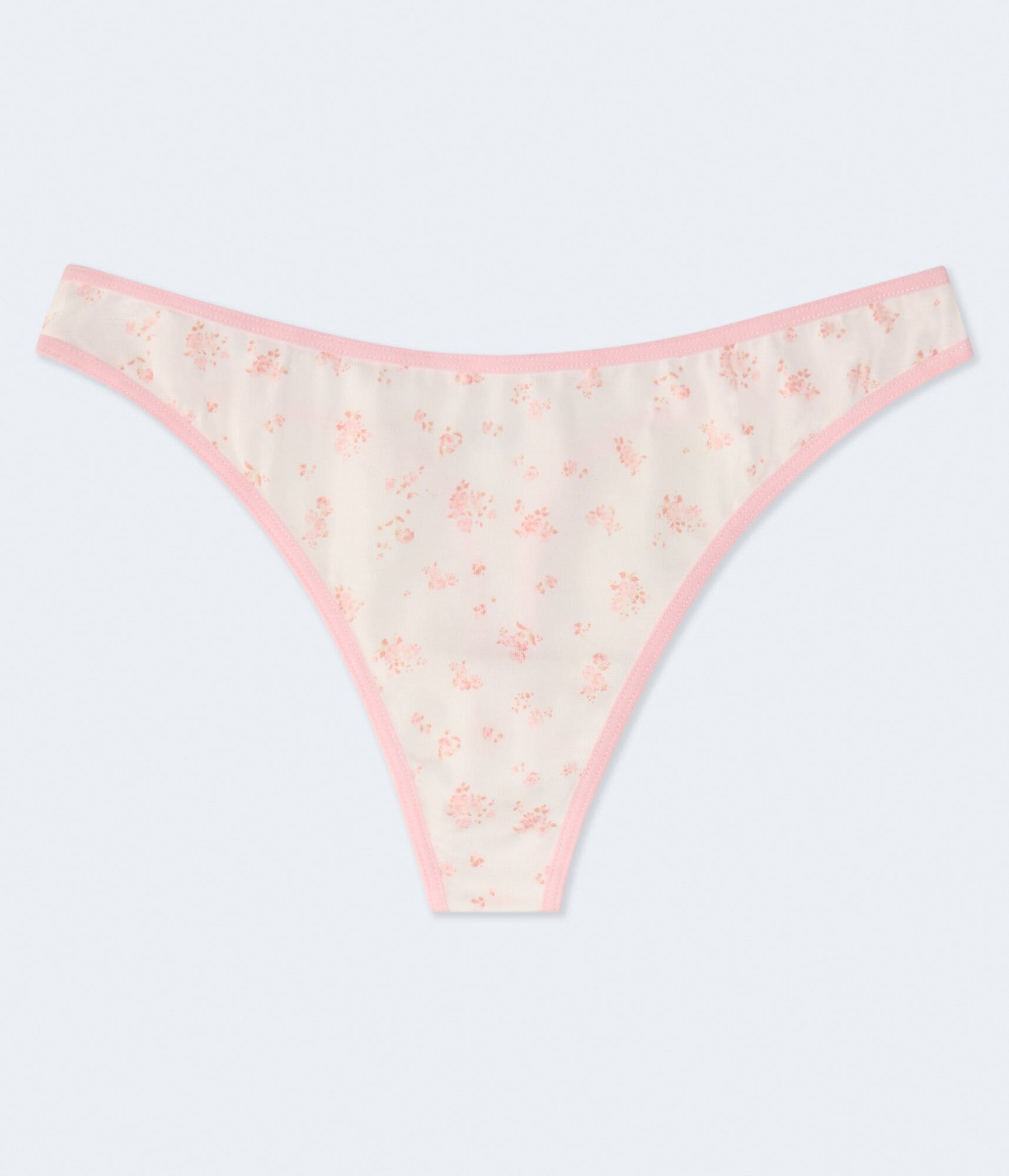 Floral Low-Rise Thong