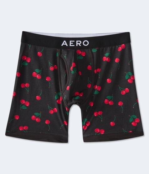 Cherries 6" Knit Boxer Briefs Cherries 6" Knit Boxer Briefs