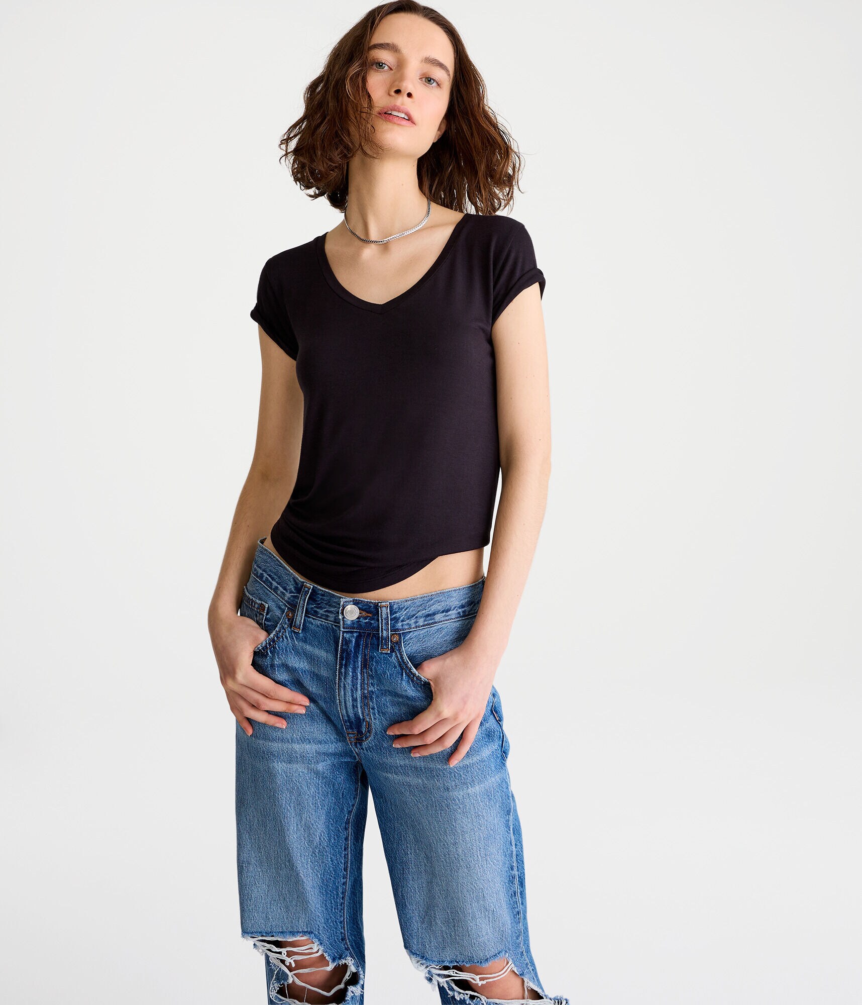 Seriously Soft V-Neck Tee